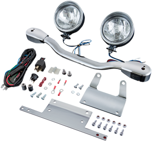 Elliptical Driving Light Kit Chrome