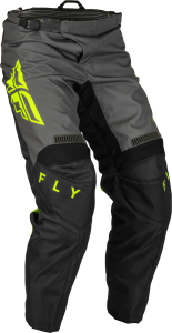 Pantaloni MX Fly F-16 Negru/Gri/Fluo Galben