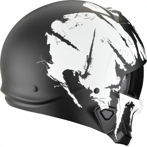 Casca moto SCORPION EXO-COMBAT II MARAUDER L Negru mat/Alb, 2, nordicamoto.ro