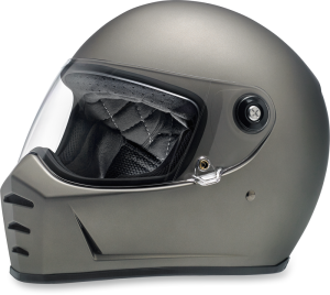 Lane Splitter Full Face Helmet Flat Titanium 2x-large Gray, Silver
