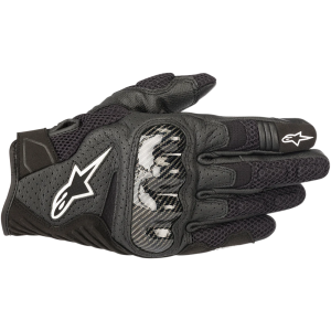 Manusi de piele Alpinestars SMX-1 AIR V2 Black/White