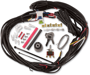 Custom Chopper Wire Harness Black