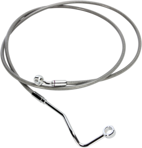 Xr Stainless Upper Brake Line Silver, Polished, 2, nordicamoto.ro