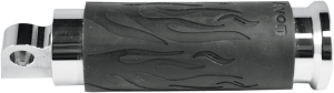 Male-mount Footpegs Black, Silver