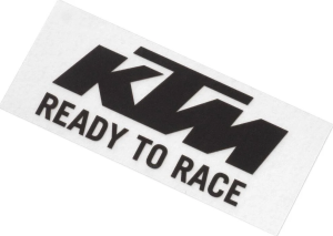 Echipament pentru fani, Sticker KTM Logo White/Black, nordicamoto.ro