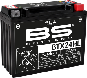 Sla Factory- Activated Agm Maintenance-free Battery Black