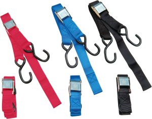 1-1/2(r) Heavy-duty Cam Buckle Tie-downs With Built-in Assist Blue, 2, nordicamoto.ro