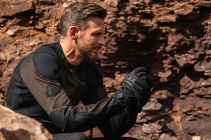 Mănuși Moto Knox Orsa Textile OR4 Negru, 2, nordicamoto.ro