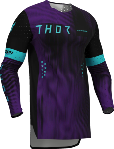 Tricou Sportmode Vanish, violet-negru, nordicamoto.ro