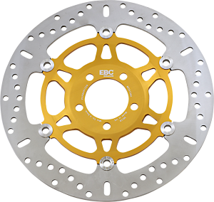 X-series Brake Rotor Gold, Silver, Stainless Steel, 1, nordicamoto.ro