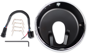 Headlight Adapter Kit Chrome, 3, nordicamoto.ro