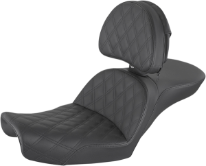 Explorer Lattice Stitch Seat Black, 1, nordicamoto.ro