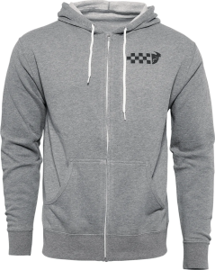 Fleece Checkers Zip GyGray  2XL, 1, nordicamoto.ro