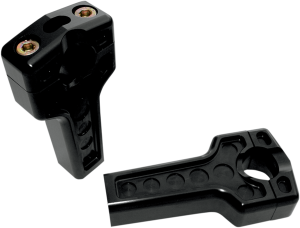 Dual Handlebar Riser Clamp Assembly Black, 1, nordicamoto.ro