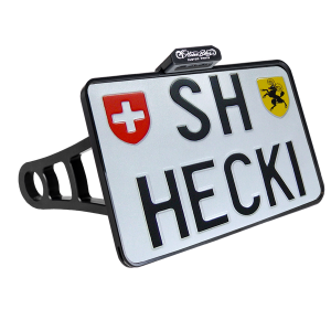 License Plate Side Mounts White, 4, nordicamoto.ro