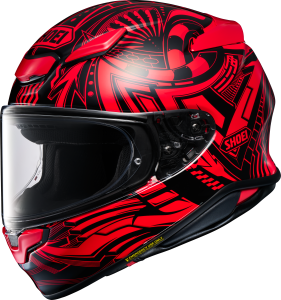 Casca integrala SHOEI NXR2 BEAUT TC-1 Negru/Rosu/Alb