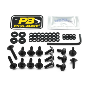 Fairing Bolt Kit For Yamaha Black, 1, nordicamoto.ro
