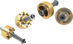 Gold Valve Cartridge Fork Emulator Gold 