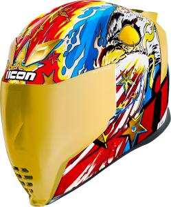 Airflite Freedom Spitter Helmet Multi, Gold 