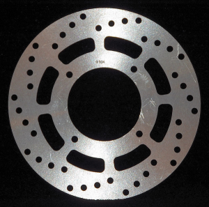 Round D-series Scooter Brake Rotor Silver, Stainless Steel, Zinc, 1, nordicamoto.ro
