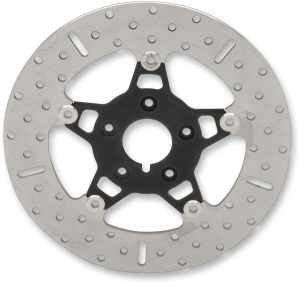 Fsd Series Stainless Steel Front Brake Rotor For Big Twins Black, Polished, 1, nordicamoto.ro