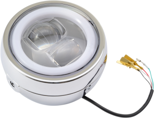 Headlight Capsule Chrome, 1, nordicamoto.ro