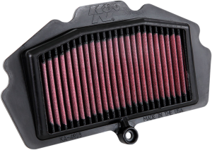 High-flow Air Filter Black, Red, 3, nordicamoto.ro