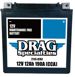 Battery Drag Specialties Ytx14l-ft Black