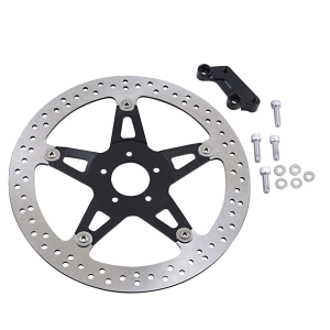 Big Brake Floating Rotor Kit Black, Silver, 4, nordicamoto.ro