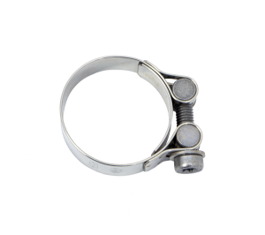 Replacement Exhaust & Muffler Clamp Silver 