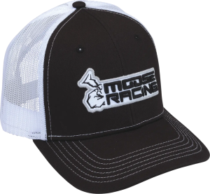 Moose Half-agroid Hat Black, White 