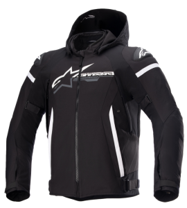 Geaca Moto Alpinestars Zaca Waterproof Black/White