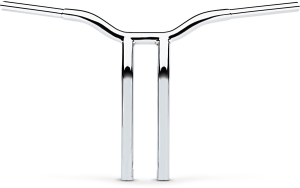 Kage Fighter Welded Bent-riser Handlebar Silver
