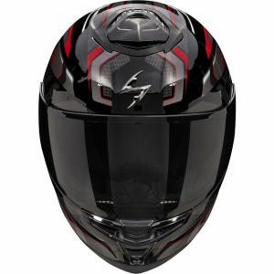 Casca integrala SCORPION EXO-GT SP AIR AUGUSTA Negru/Gri/Rosu L, 3, nordicamoto.ro