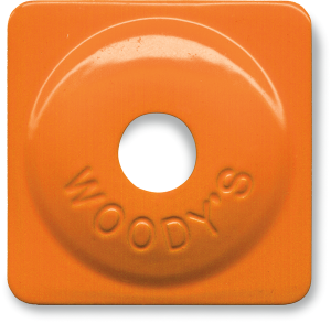 Square Digger® Aluminum Support Plates Orange