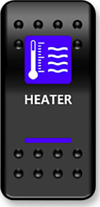 Rocker Switch Black, Blue, White , nordicamoto.ro