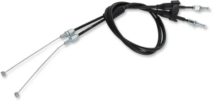 MOOSE RACING Black Vinyl Throttle Cable Black , nordicamoto.ro