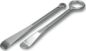 Levierele pentru anvelope T6, anodizate, argintii, 1, nordicamoto.ro