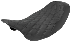 Renegade Lattice Stitch Solo Seat Black, 1, nordicamoto.ro