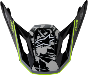 Cozoroc Casca Alpinestars SM7 Blaster Galben/Gri/Negru, nordicamoto.ro