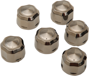Add On Engine Bolt Cap Set Black Chrome, 2, nordicamoto.ro