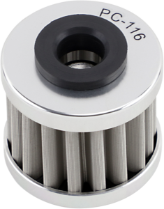 Flo® Stainless Steel  Oil Filter Chrome, 2, nordicamoto.ro