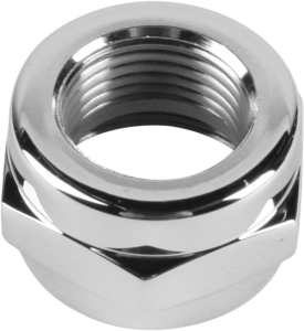 Power-flo Fuel Valve Chrome Adapter Nut Chrome, 1, nordicamoto.ro