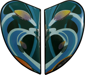 Sideplate Afp Koi Bl Blue