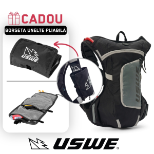 Rucsac Hidratare USWE Moto Hydro 4L Carbon Black, nordicamoto.ro