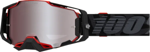 Ochelari Snowmobile 100% Armega Black/Red