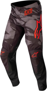 Pantaloni copii Alpinestars Racer Tactical Black/Camo/Red