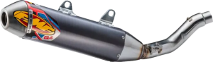 Q4 Hex S-a Slip-on Muffler Anodized Gray 