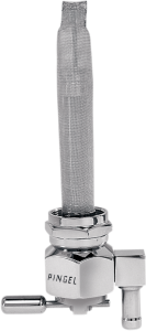 Power-flo Fuel Valve Chrome, 1, nordicamoto.ro
