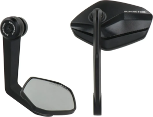 Bar End Mirrors Black 